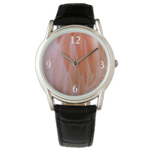 Flamingo Feathers in Shades of Pink Horloge
