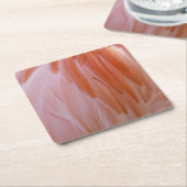 Flamingo Feathers in Shades of Pink Kartonnen Onderzetters (Schuin)
