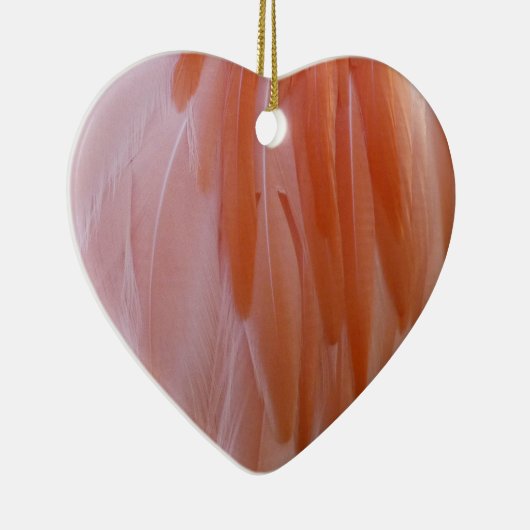 Flamingo Feathers in Shades of Pink Keramisch Ornament (Rechts)