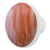 Flamingo Feathers in Shades of Pink Keramische Knop (Rechts)