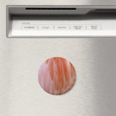 Flamingo Feathers in Shades of Pink Magneet (Insitu (Vaatwasser))