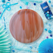 Flamingo Feathers in Shades of Pink Papieren Bordje (Feest)