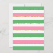 Flamingo Feest Uitnodiging, Laten we Flamingle Uit Kaart (Achterkant)