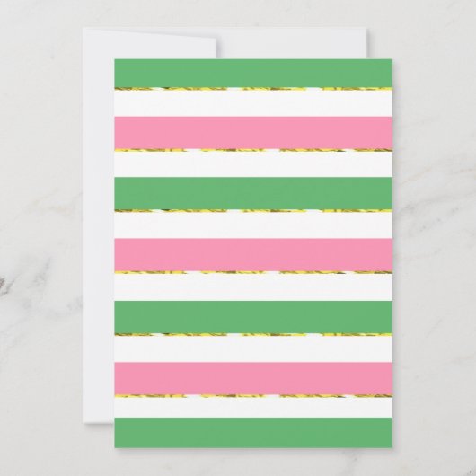 Flamingo Feest Uitnodiging, Laten we Flamingle Uit Kaart (Achterkant)