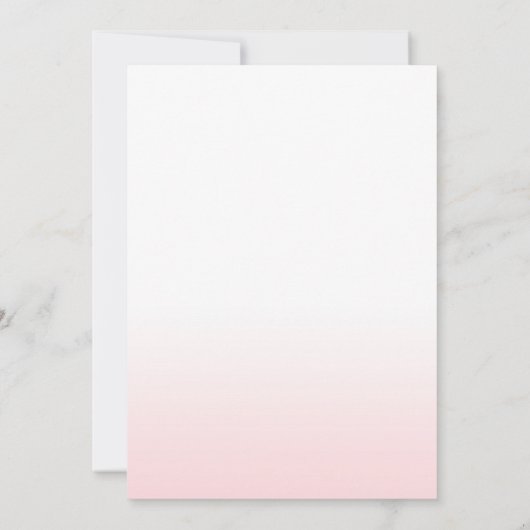 Flamingo feestuitnodiging Tropische Verjaardag lua Kaart (Achterkant)