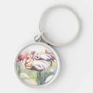 Flamingo Fiesta Sleutelhanger