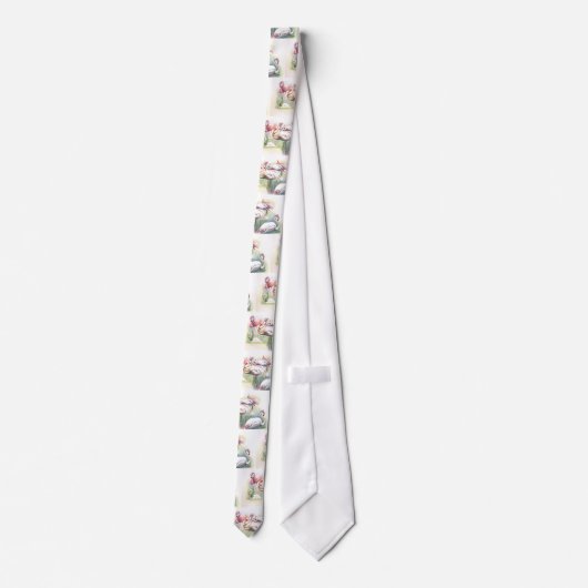 Flamingo Fiesta Stropdas (Achterkant)