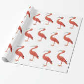 Flamingo - Fine Art Wrapping Paper Cadeaupapier (Uitgerold)