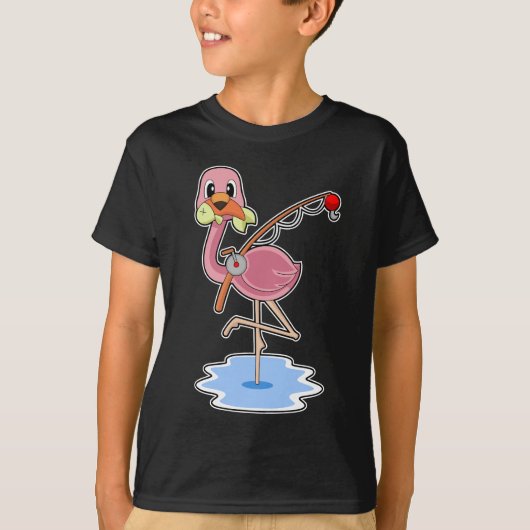 Flamingo Fisher Fish Vist T-shirt (Voorkant)