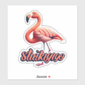 Flamingo Flair Decoreren met stijlvolle Stickers (Vel)