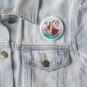 Flamingo Flamenco Button (In situ)