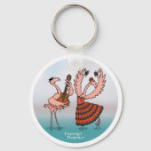 Flamingo Flamenco Sleutelhanger (Voorkant)