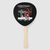 Flamingo | Flaming Bingo Funny Handwaaier (Achterkant)