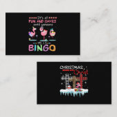 Flamingo | Flaming Bingo Funny Informatiekaartje (Voorkant / Achterkant)