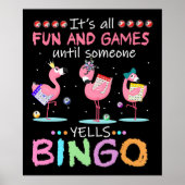 Flamingo | Flaming Bingo Funny Poster (Voorkant)
