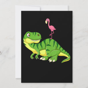Flamingo   Flamingo Dinosaur Lovers Save The Date