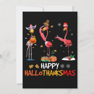 Flamingo Flamingo Happy HalloDankzegging Save The Date