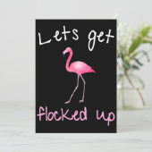 Flamingo | Flamingo - Laat me oplichten Feestdagenkaart (Staand voorkant)