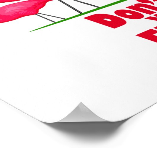 Flamingo Flamingo Poster (Hoek)