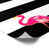 flamingo, flamingo poster, keukenposter; poster (Hoek)