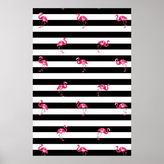 flamingo, flamingo poster, keukenposter; poster (Voorkant)