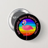 Flamingo Flamingo Pride Ronde Button 5,7 Cm (Voorkant /achterkant)