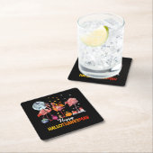 Flamingo|Flamingo Thanksgiving Halloween Kerstmis Kartonnen Onderzetters (Insitu)