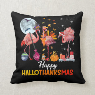 Flamingo Flamingo Thanksgiving Halloween Kerstmis Kussen
