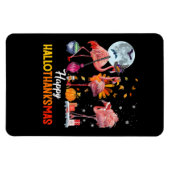 Flamingo|Flamingo Thanksgiving Halloween Kerstmis Magneet (Horizontaal)