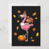 Flamingo | Flamingo Thanksgiving Halloween Save The Date (Voorkant)