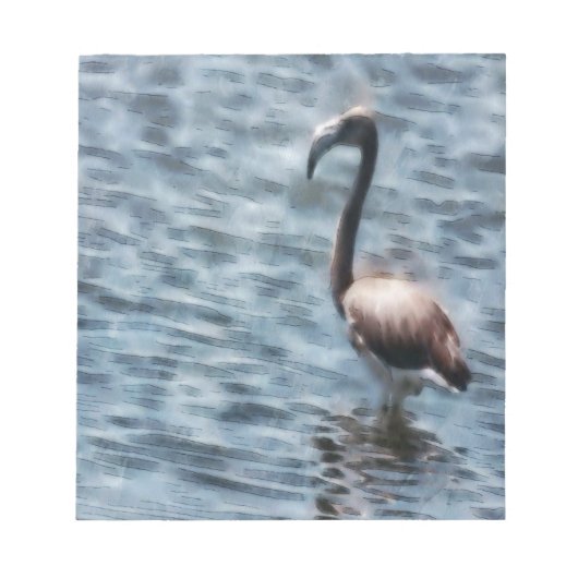 Flamingo Fledgling Waterverf Notitieblok (Voorkant)