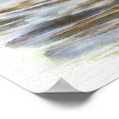  Flamingo Fledgling Waterverf Poster (Hoek)