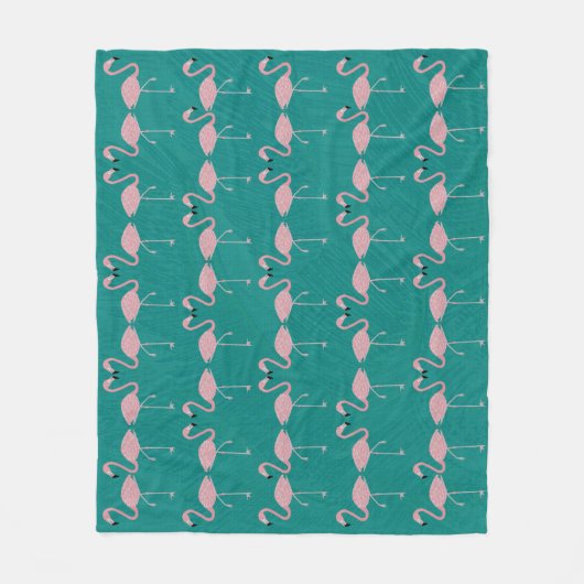 Flamingo Fleece Blanket (Voorkant)