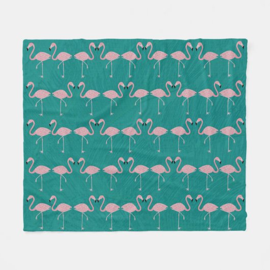 Flamingo Fleece Blanket (Voorkant (Horizontaal))