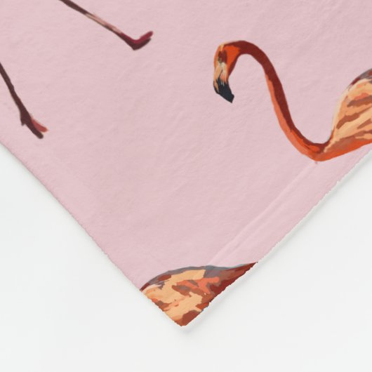 Flamingo Fleece Blanket (Hoek)