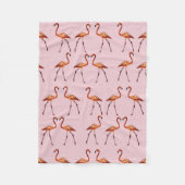 Flamingo Fleece Blanket (Voorkant)