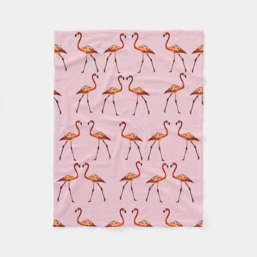 Flamingo Fleece Blanket (Voorkant)