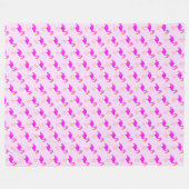 Flamingo Fleece Blanket (Voorkant (Horizontaal))
