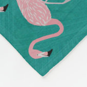 Flamingo Fleece Blanket Deken (Hoek)
