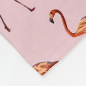 Flamingo Fleece Blanket Deken (Hoek)