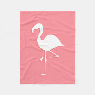 Flamingo Fleece Blanket Deken