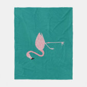 Flamingo Fleece Blanket Deken (Voorkant)
