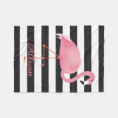 Flamingo Fleece Deken (Voorkant (Horizontaal))