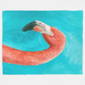 Flamingo Fleece Deken (Voorkant (Horizontaal))