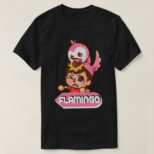 Flamingo Flim Flam Cute T-shirt (Design voorkant)