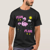 Flamingo Flim Flam Love Flamingo T-shirt (Voorkant)