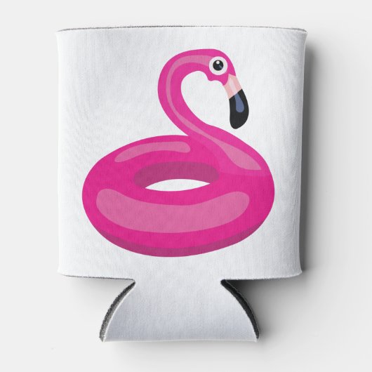 Flamingo Floatie Blikjeskoeler (Voorkant)