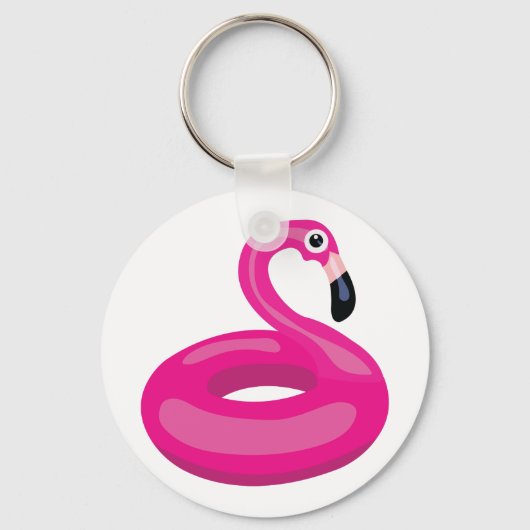 Flamingo Floatie Sleutelhanger (Voorkant)