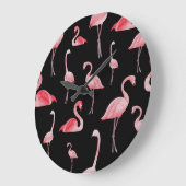 Flamingo Flock: naadloos ontwerp Grote Klok (Hoek)