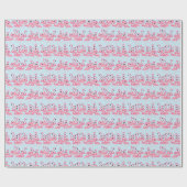 Flamingo Flock: tropische  print Cadeaupapier (Vlak)